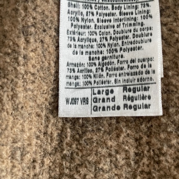 Vtg Carhartt Detroit Jacket USA Rose WJ097-Vrs Canvas Chore Coat Large Women EUC - Picture 10 of 10